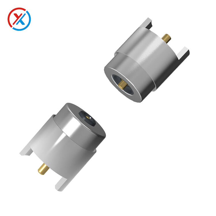 round 5MM pogo connector pins magnetic connector male and female -RM-1019