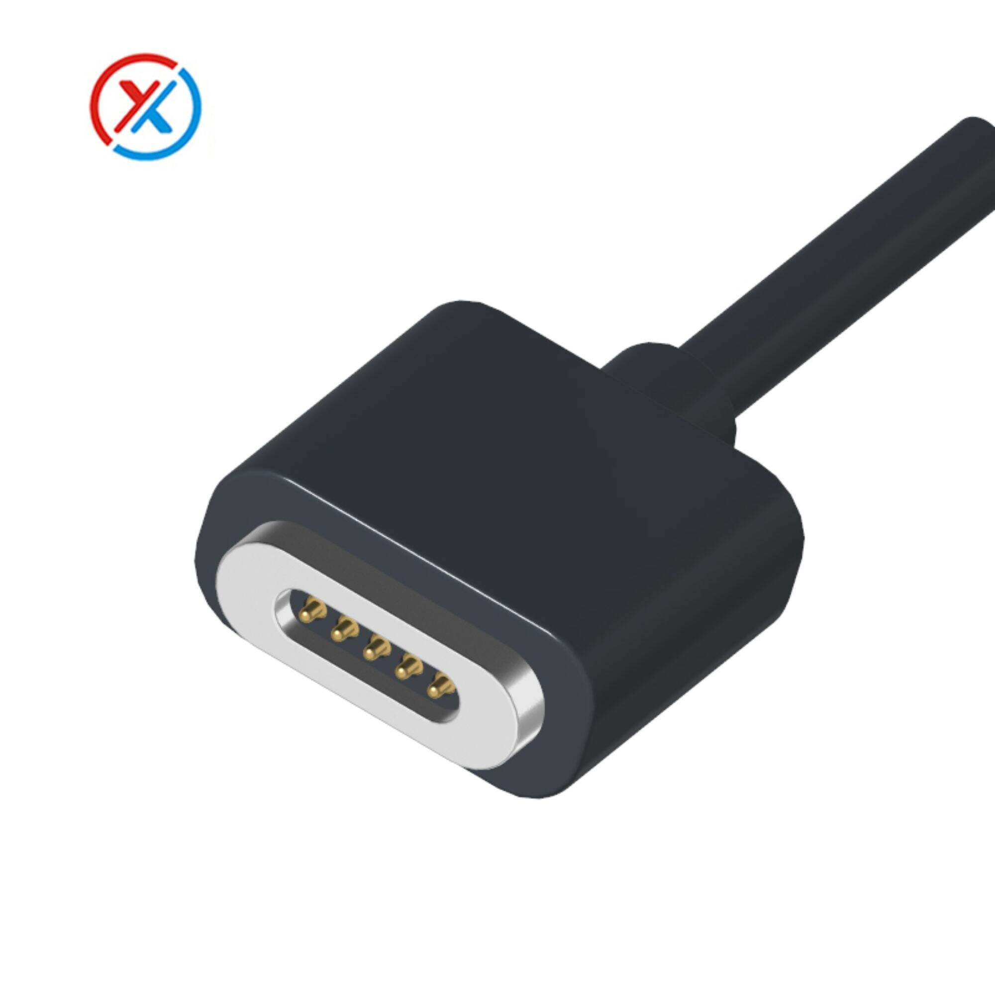 5Pin pogo pin magnetic cable Magnetic data cable Pogo pin magnetic cable