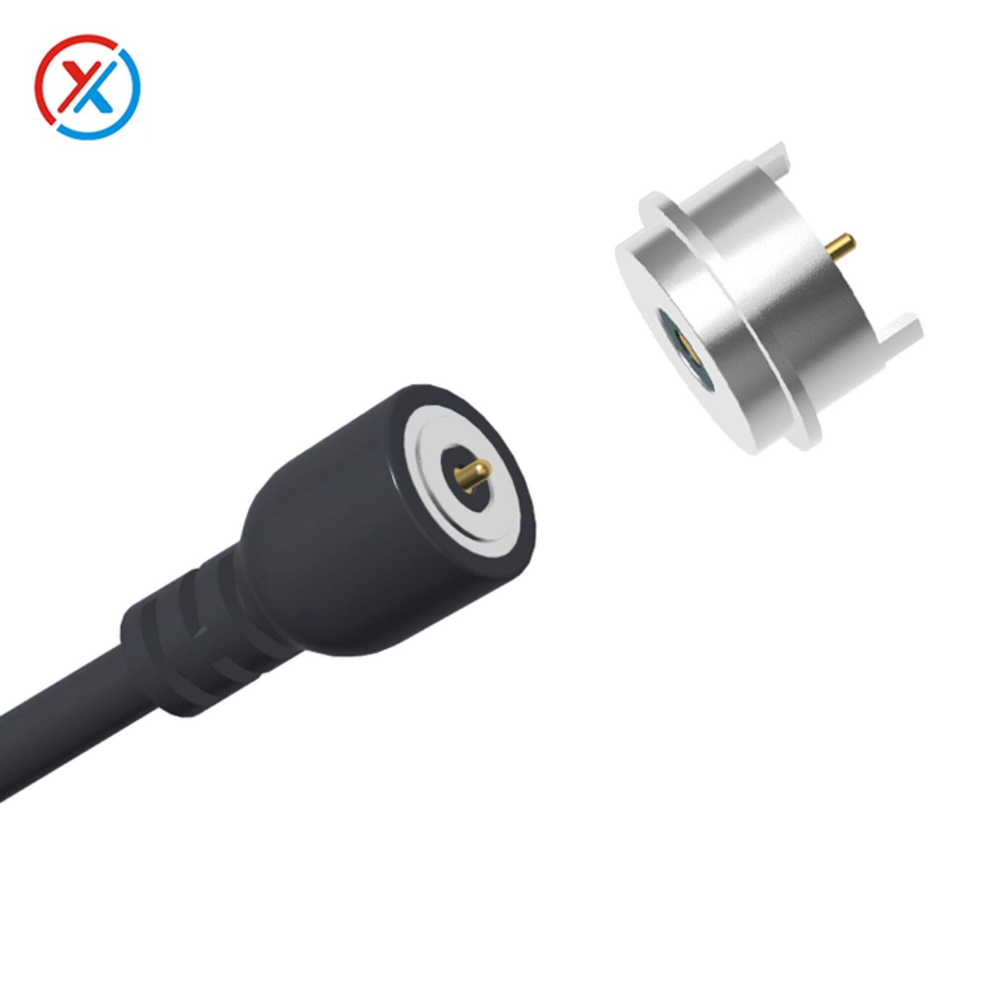 Non-standard customization Rotundity 8.4mm Pogo pin Magnetic Cable Anti-shedding Magnetic data cable