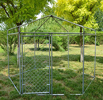 Hexagonal Dog Run Kennel HBT-DR151515