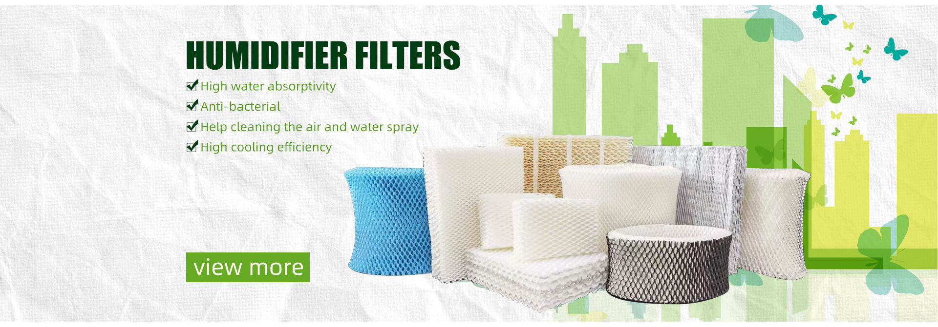 Anti bacterial& mold RCM-832  humidifier wick filters replacement filter for honeywell, KAZ, Bionaire, ReliOn supplier