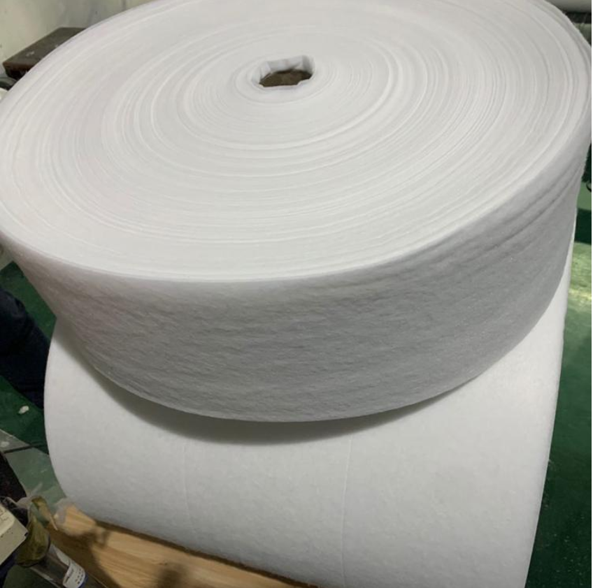 OEM High quality G3/G4  100% ES material fiber non woven fabric 50gsm hot air cotton manufacture