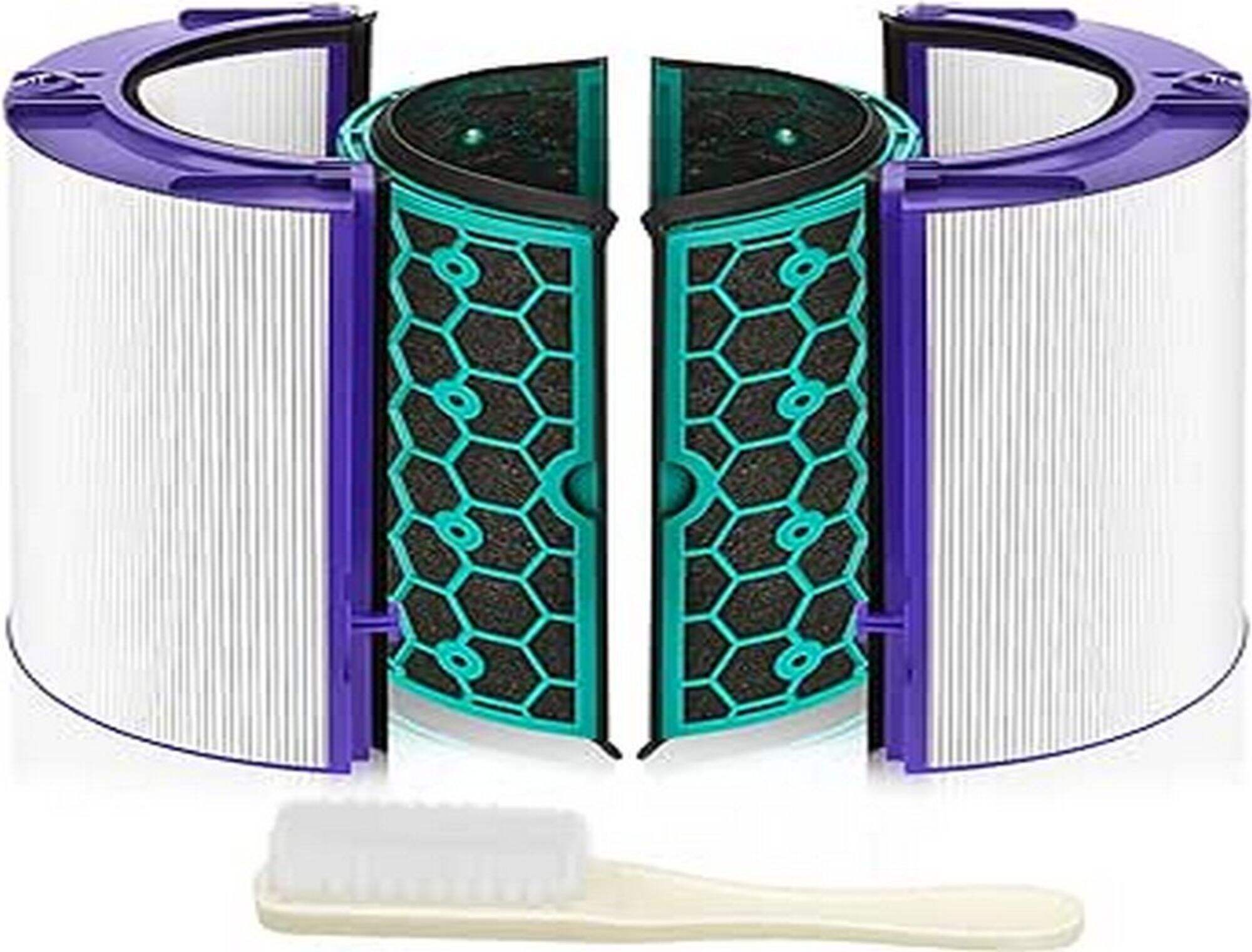 Air Purifier Filter Replacement for Dyson HP04 TP04 DP04  HEPA Activated Carbon Filter Sealed Two Stage 360-degree Filter System