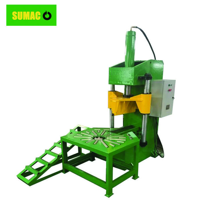 Best Selling Tire Recycling Machine Hydraulic Tyre Cutting Machine Supplier factory