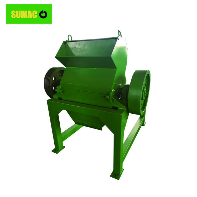 Sumach factory automatic tire recycling line Plastic tire Crusher equipment Rubber crusher details