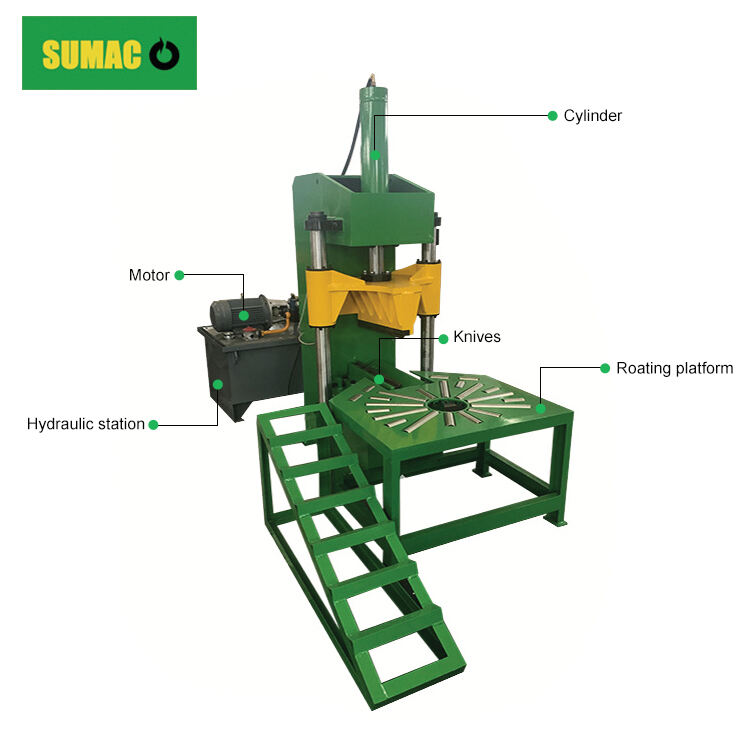 Best Selling Tire Recycling Machine Hydraulic Tyre Cutting Machine Supplier manufacture