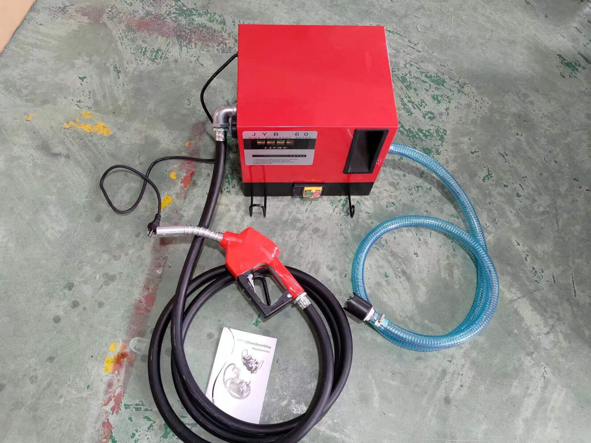 Double walled diesel gasoline cube tank with pump portable mini mobile fuel station details