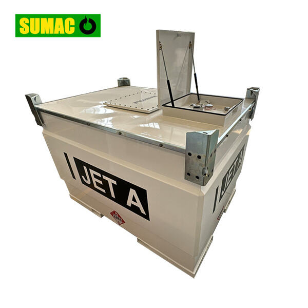 The 550-gallon fuel tank for effective fuel storage.