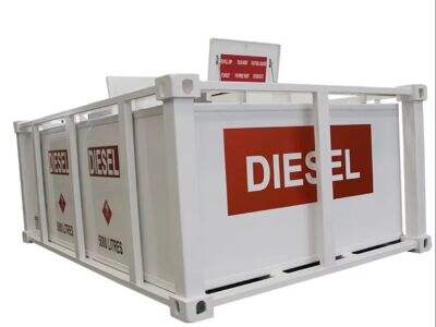 Portable Fuel Station Petrol Diesel Oil Storage Fuel Tank Sale For Spain