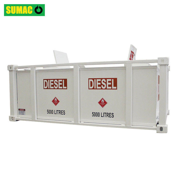 Sumac 5000l Self Bunded Diesel Tank for Manufacturing Plants Farms Restaurants Chemical Storage Equipment details