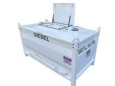 Portable Diesel Fuel Cube Tank With Pump Manufactures In Australia