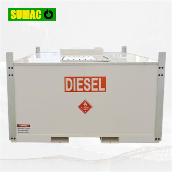 Safe and secure storage option for diesel fuel on industrial sites