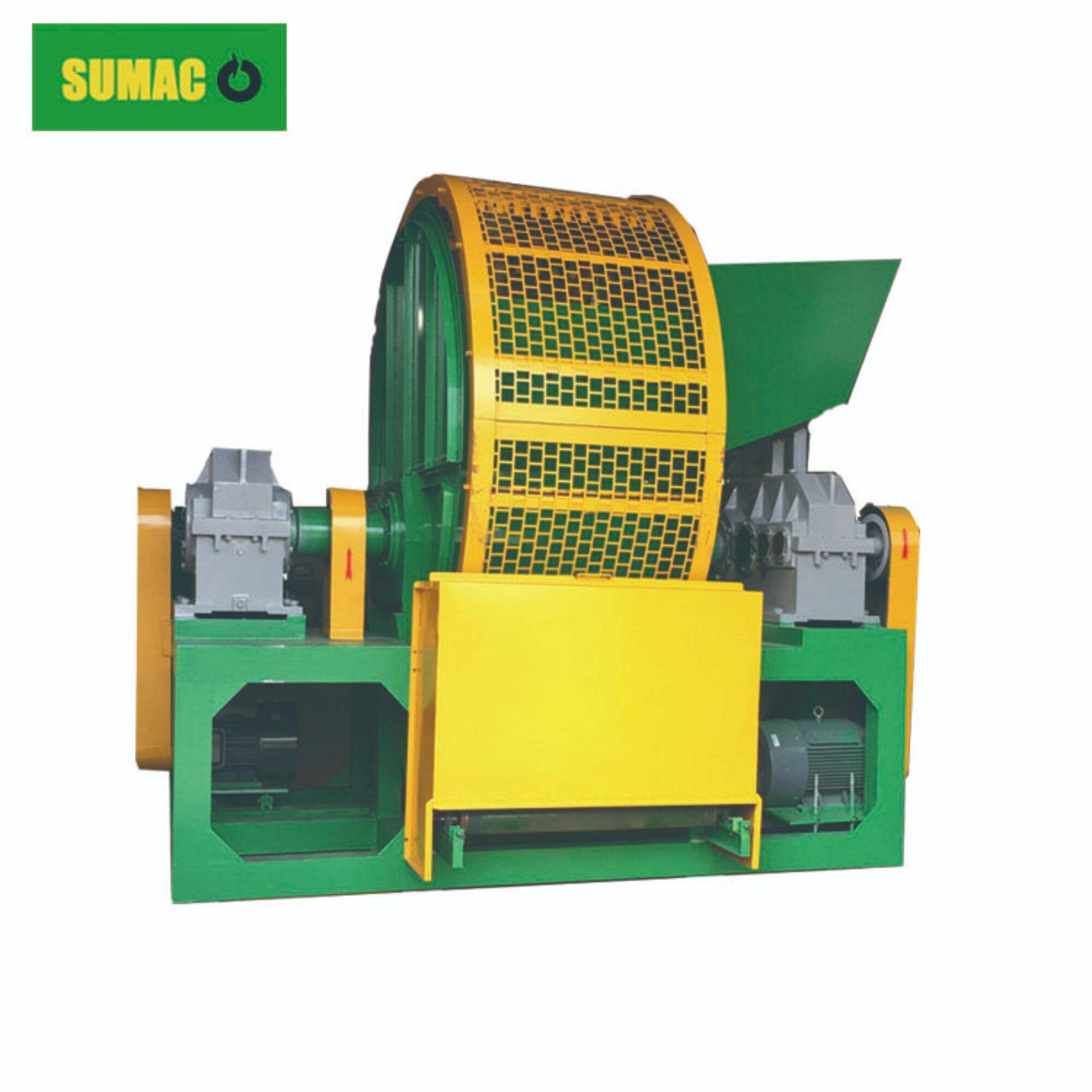 Factory Supply Waste Tire Recycle Crushers Shredding Rubber Machine Equipment Used Truck Tire Shredder Production Line