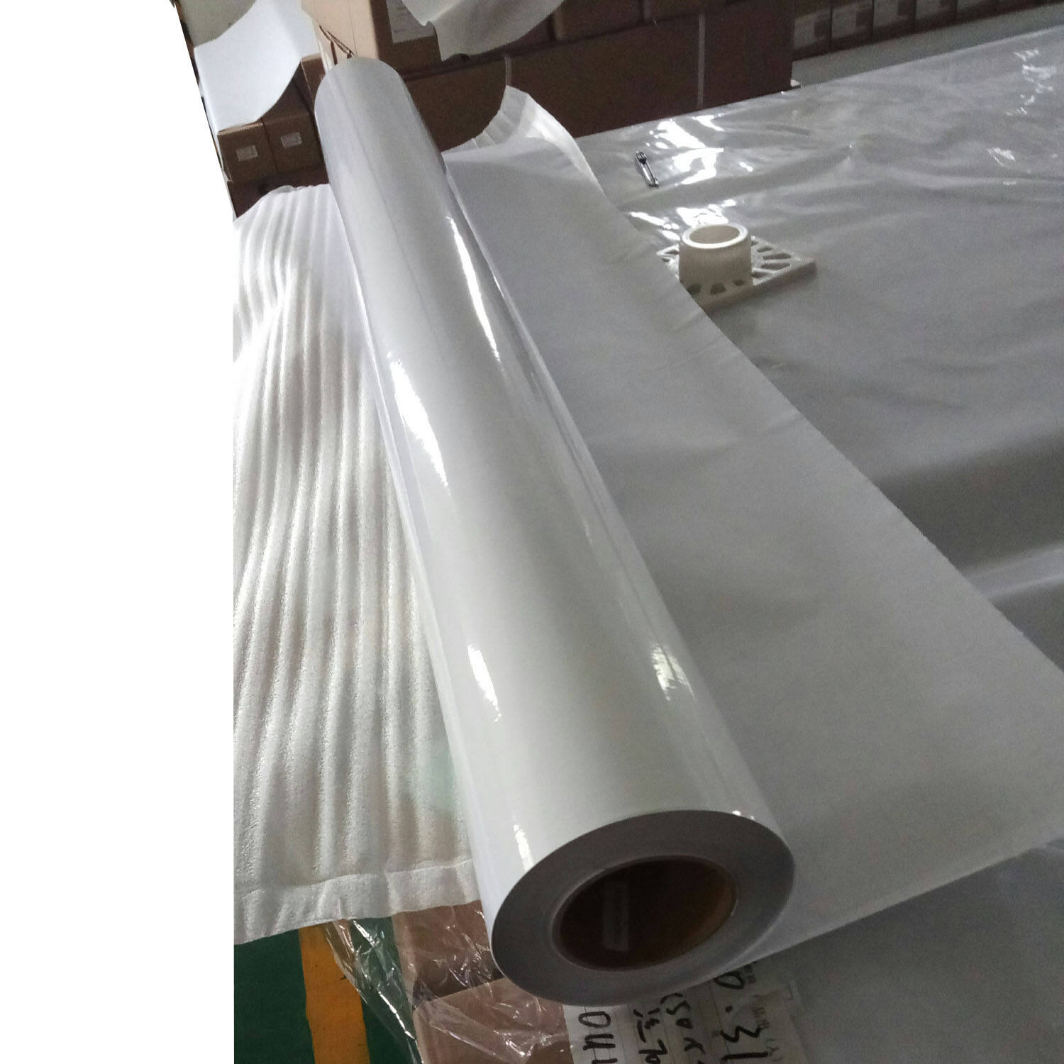 PVC free glossy self adhesive protective CPP cold lamination film manufactures