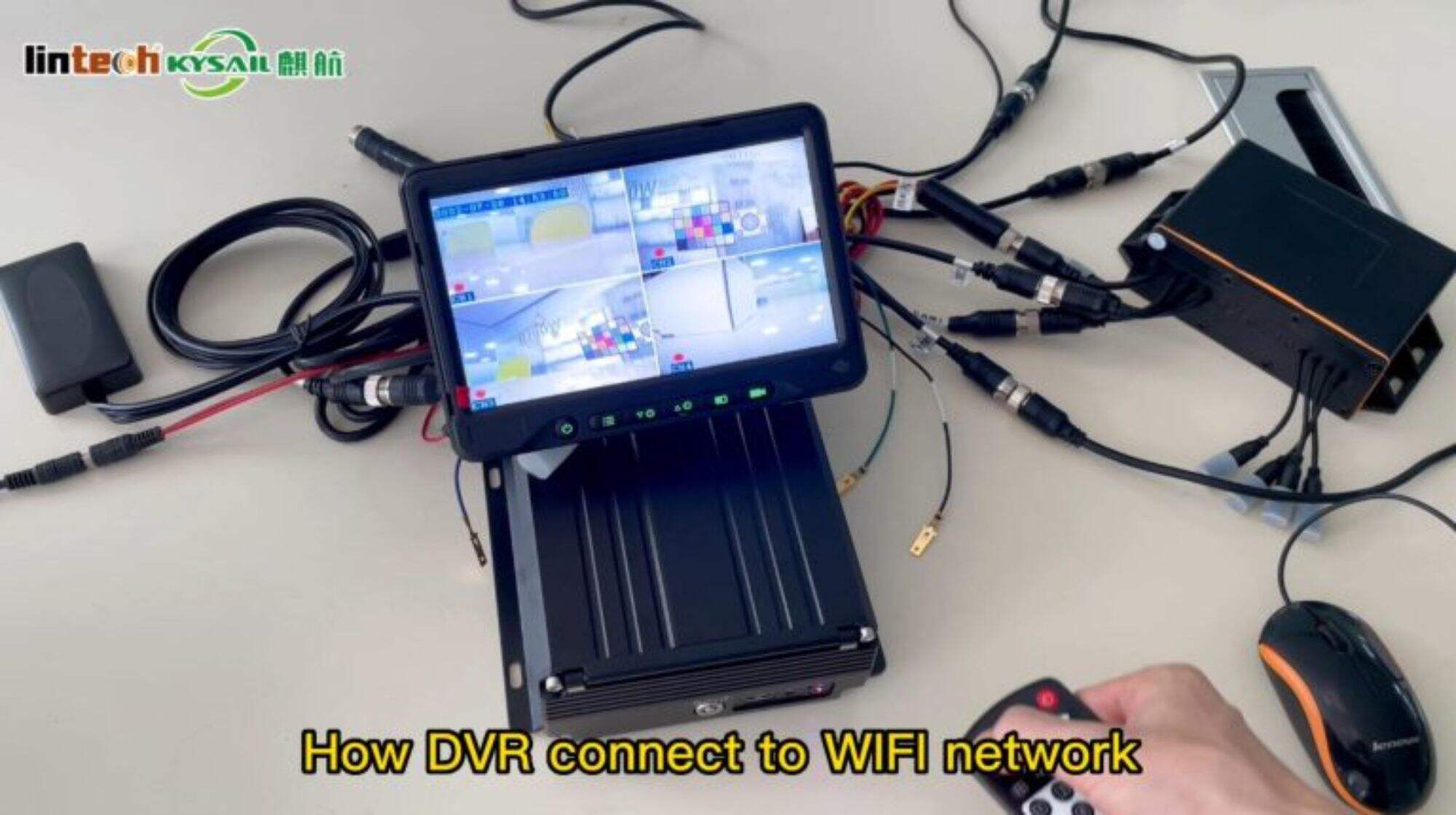 كيف يتصل نظام كاميرا CCTV للشاحنة MDVR بشبكة WIFI