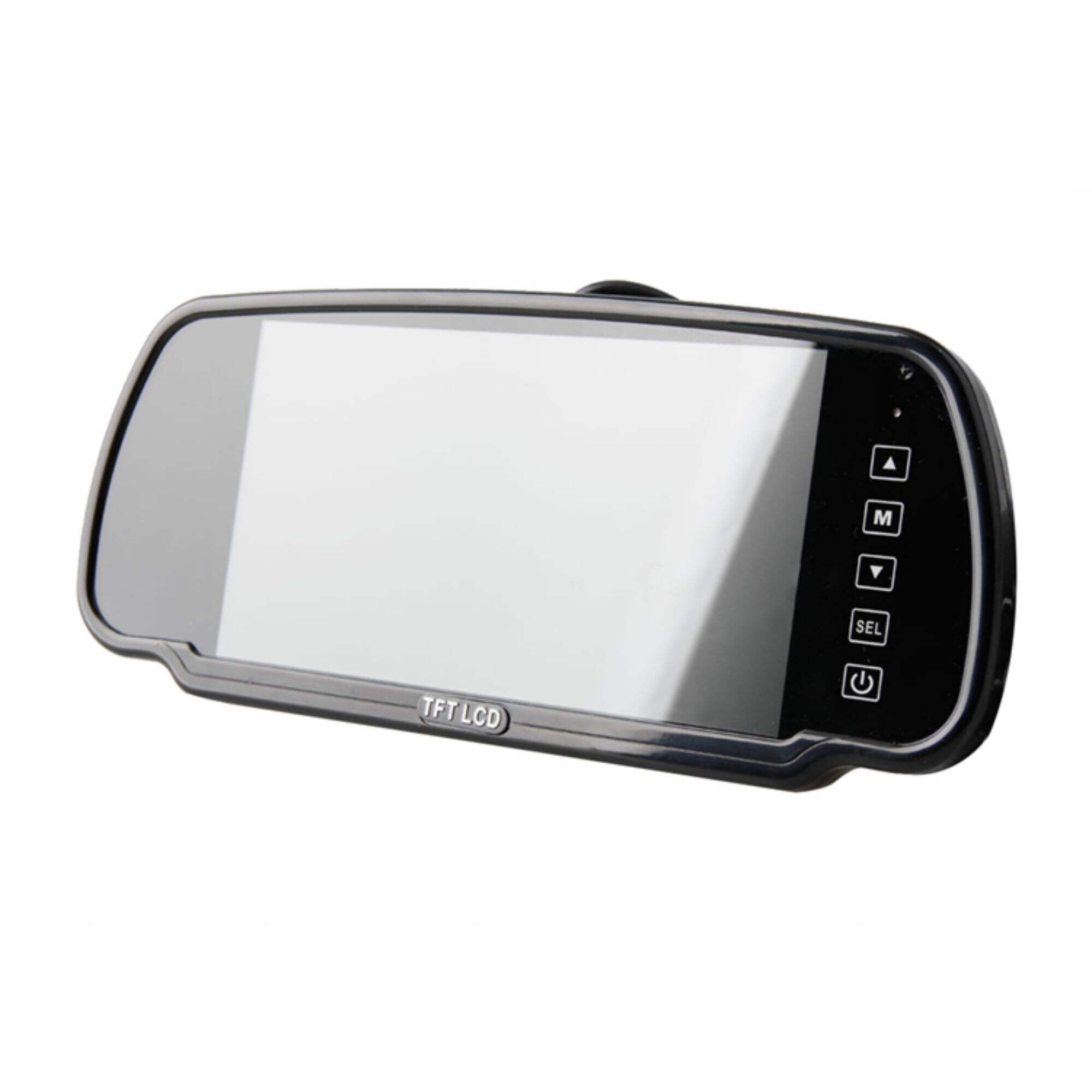 China Manufacture 7 Inches Rear View Clipon Mirror Monitor for Vans Rear Car Screen