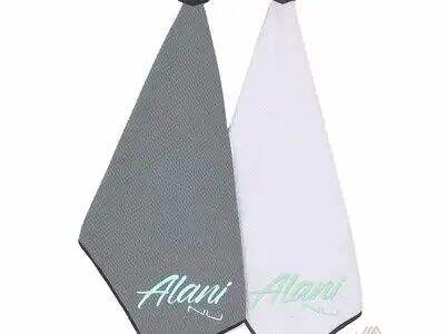 Экологичные фирменные полотенца для гольфа, изготовленные из устойчивых материалов