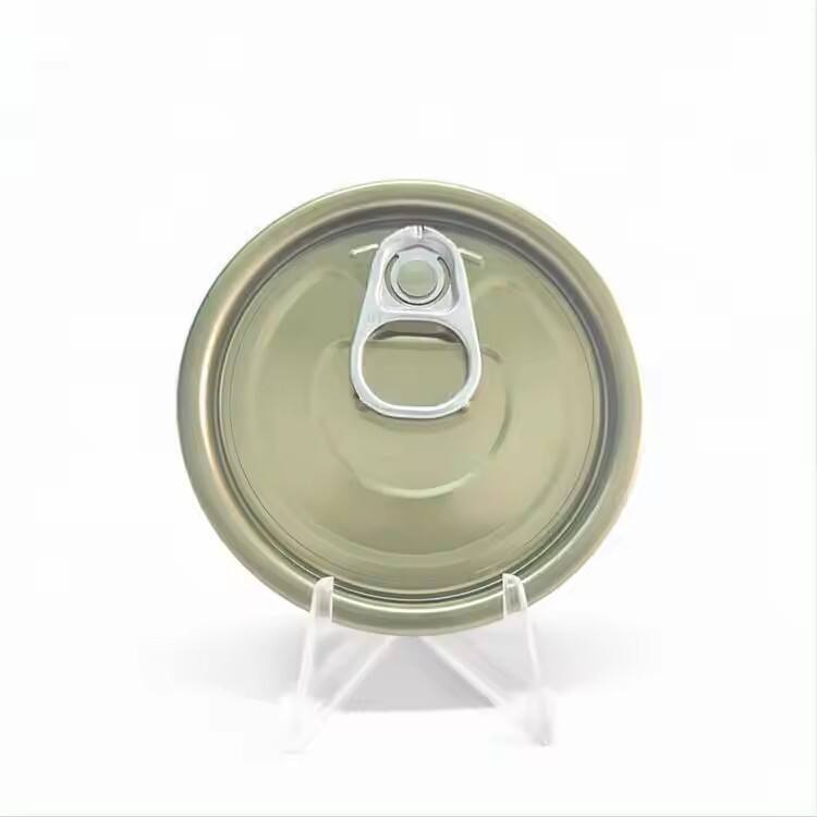 FRD Recyclable Custom Printed Sealing Gold Round Tin Small Drink Containers Can Lid