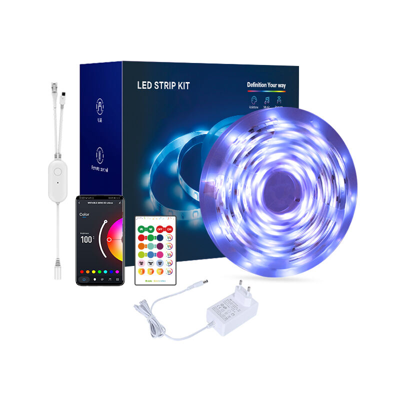 RGB WiFi+IR Music Strip Light Kit