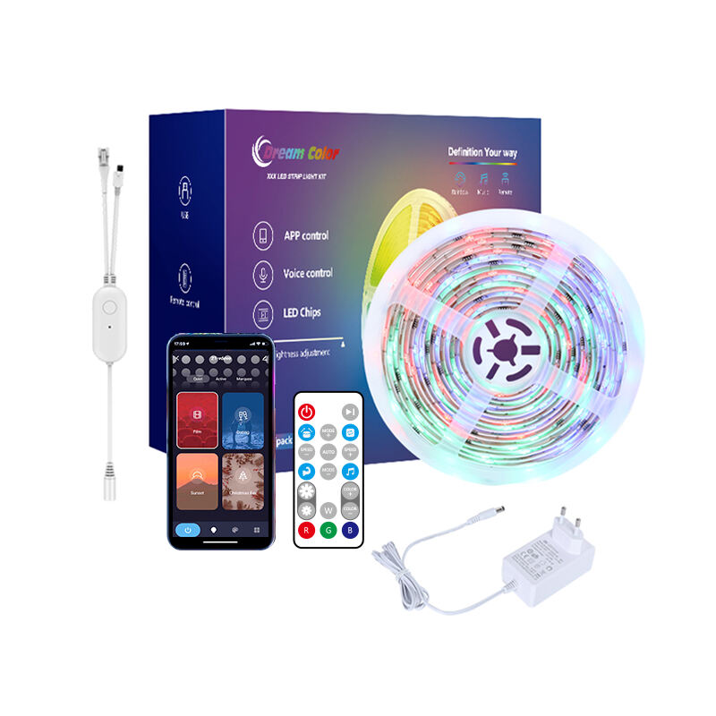 Dream Color Wifi+BLE Music Digital Strip Kit