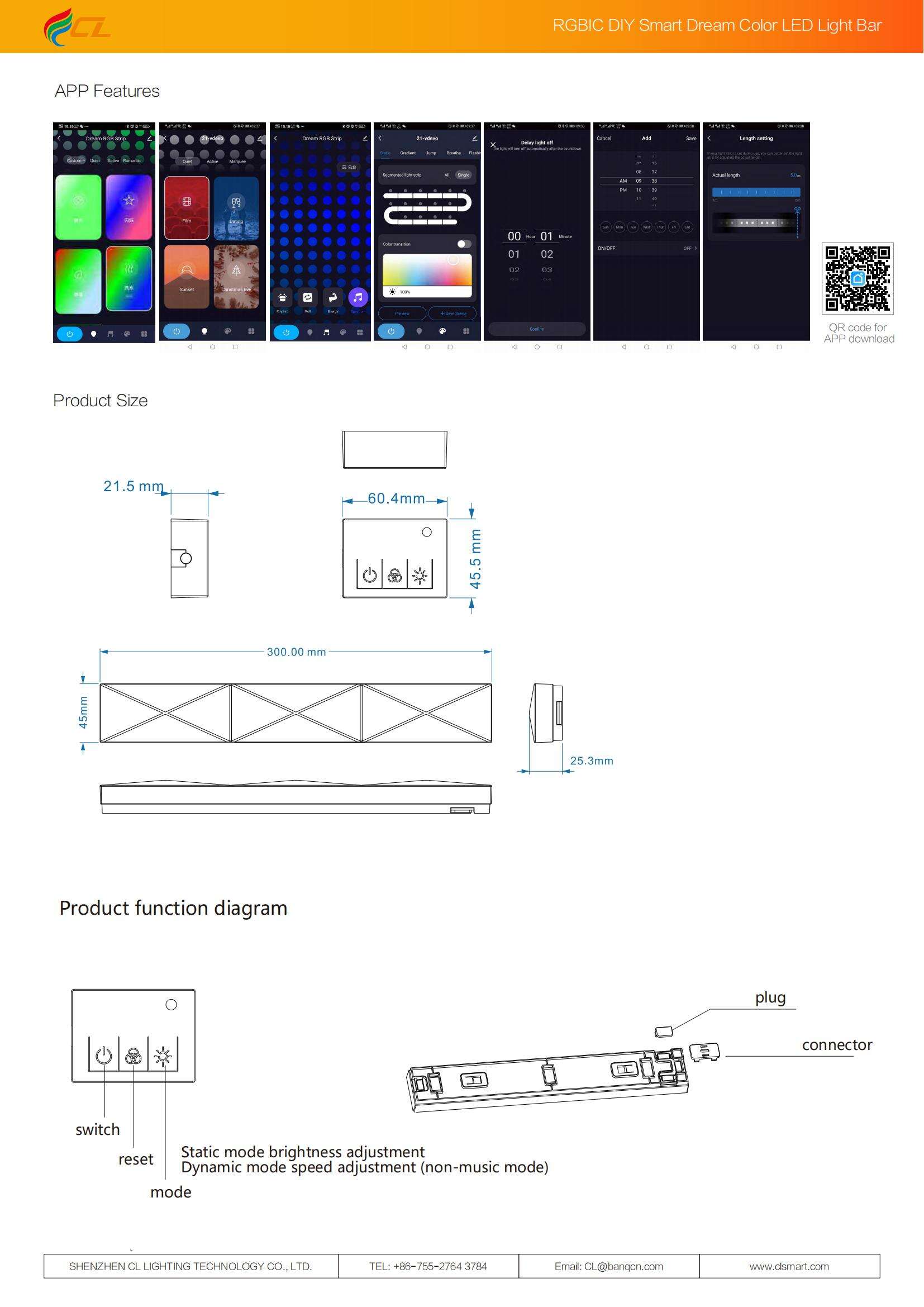 Dream Color Smart Wall Lines factory