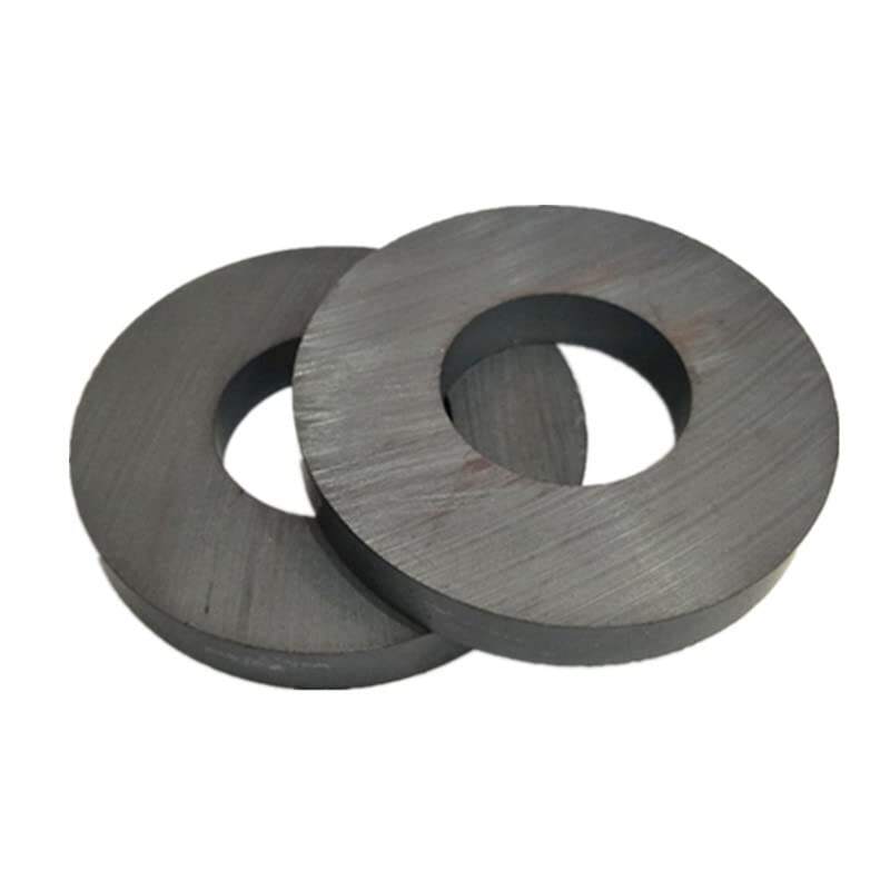 Radial Ferrite Ring Speaker Magnet OEM Permanent Magnet Customized Ring Magnet For Speaker factory