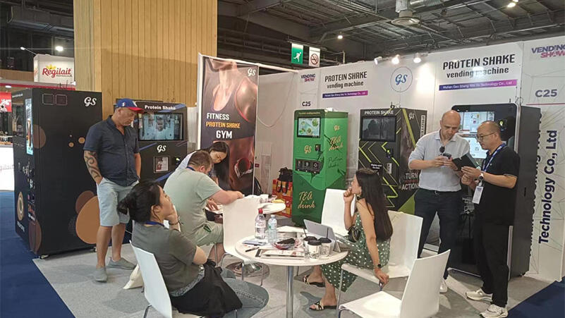 GS coffee vending machine manufacturer participated in the 2023 French self-service industry exhibition and achieved a successful conclusion