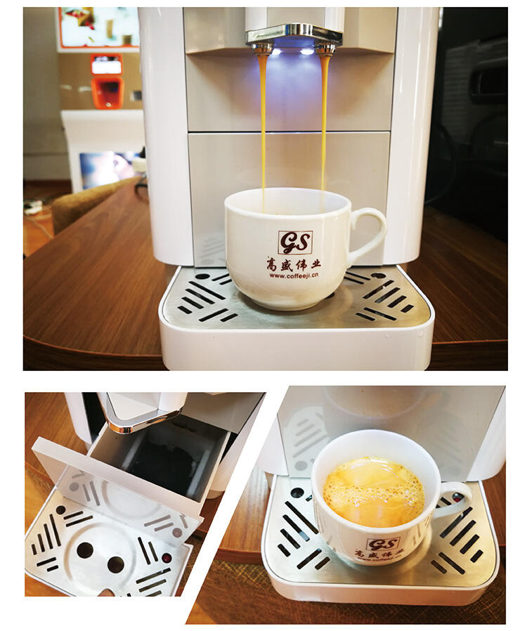 Ev espresso makinesi makinesi Ofis ve açık hava kahve çekirdekleri için İtalyan kafe makinesi fabrika detayları