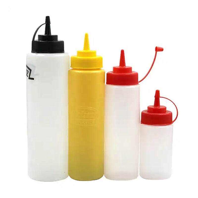 Chili Soy Tomato Hot Sauce Squeeze Plastic Bottle with cap