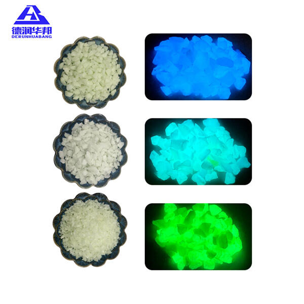 Create a mesmerizing pathway with glow in the dark stones