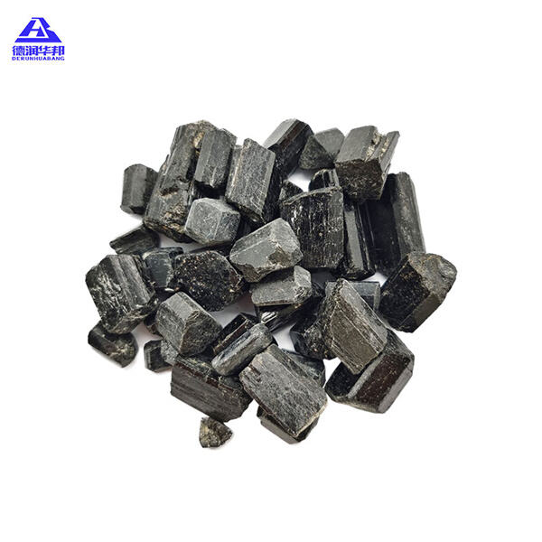 The natural beauty of original black tourmaline