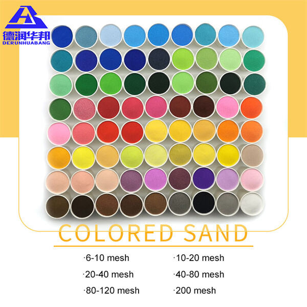 Add a touch of nature to your crafting with the vivid hues of natural-colored sand