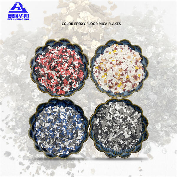 Create unique, eye-catching designs with mica flakes in epoxy