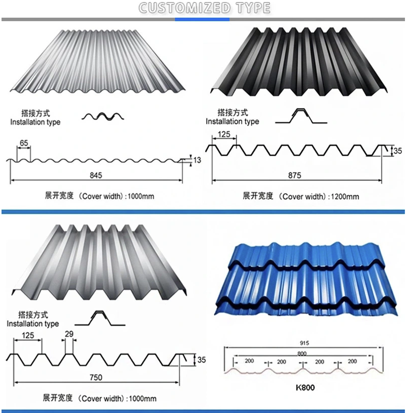 Factory Ppgi Ppgl Galvanized Prepainted Color Coated Corrugated Steel Rolls Roofing Sheet factory