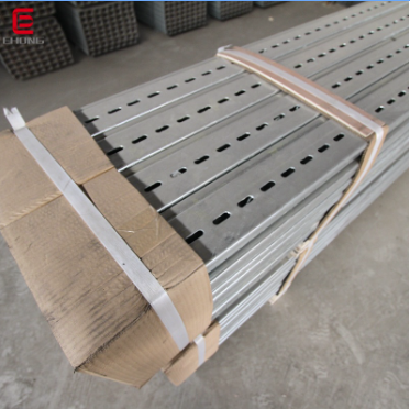 low price wholesale price HDG Steel C Channel Purlin 41x41x2 mm Slotted Channel galvanized metal tracks galvanized channel manufacture