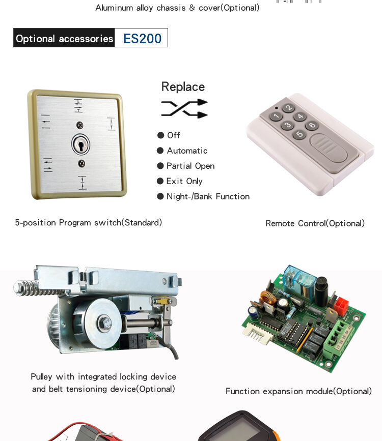 ES200 Automatic sliding door operator system with original Dunkermotoren motor manufacture