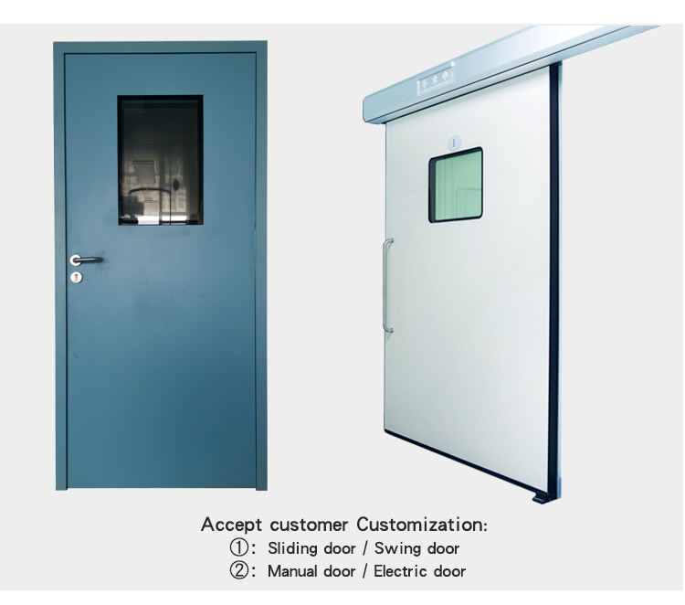 Best price lead plate radiation protection medical automatic door for cleanroom manufacture