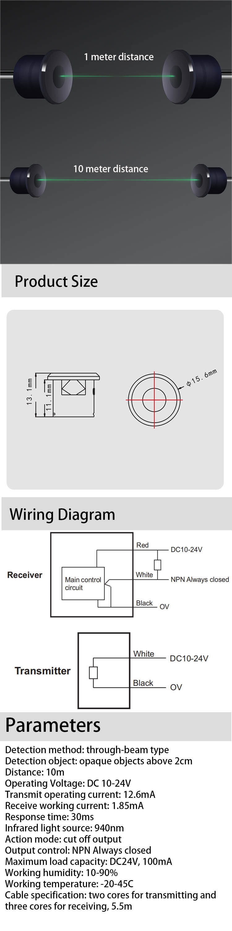 Oredy hot sale automatic door sliding system operators Integrated safety beam sensor supplier