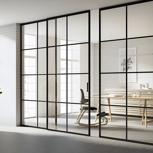 مرونة أبواب بنتو المنزلقة لمساحة معيشة عصرية