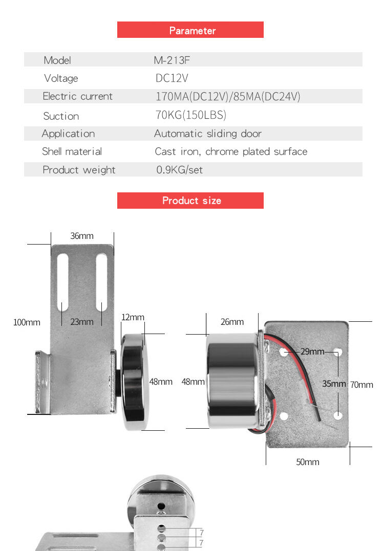 Oredy hot sale automatic sliding door magnetic lock kit operator for apartment door supplier