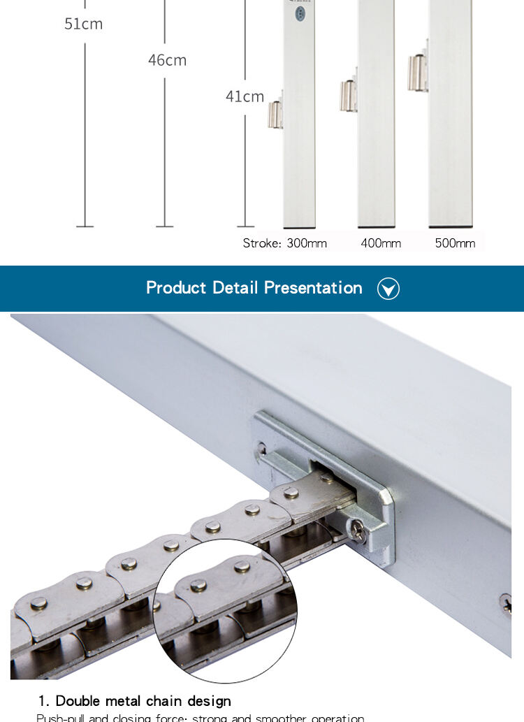 oredy Household or commercial electric chain window opening device wifi motorized casement window opener details