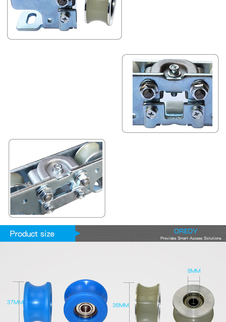 OREDY Large load-bearing pulley device for automatic sliding door operator manufacture