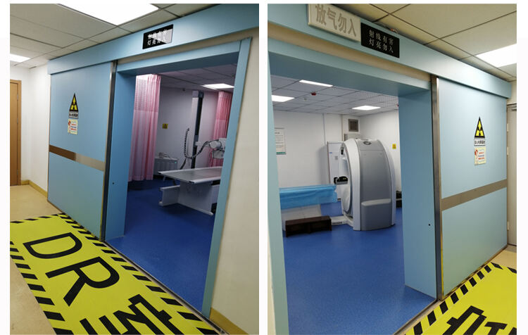 Best price lead plate radiation protection medical automatic door for cleanroom manufacture