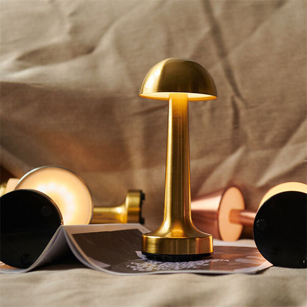 Adjust the brightness and color temperature of your rechargeable bedside lamp to suit your needs and preferences.