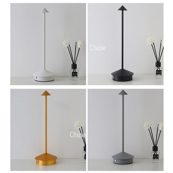 Simpan ruang kerja anda terang dan bebas dari kerosakan dengan lampu meja yang boleh dicharge semula.