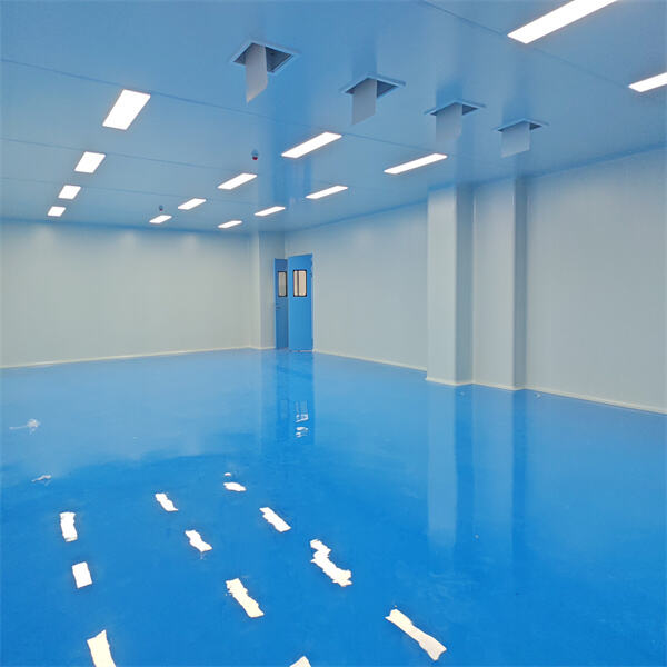 High-tech equipment and advanced air filtration systems in clean rooms