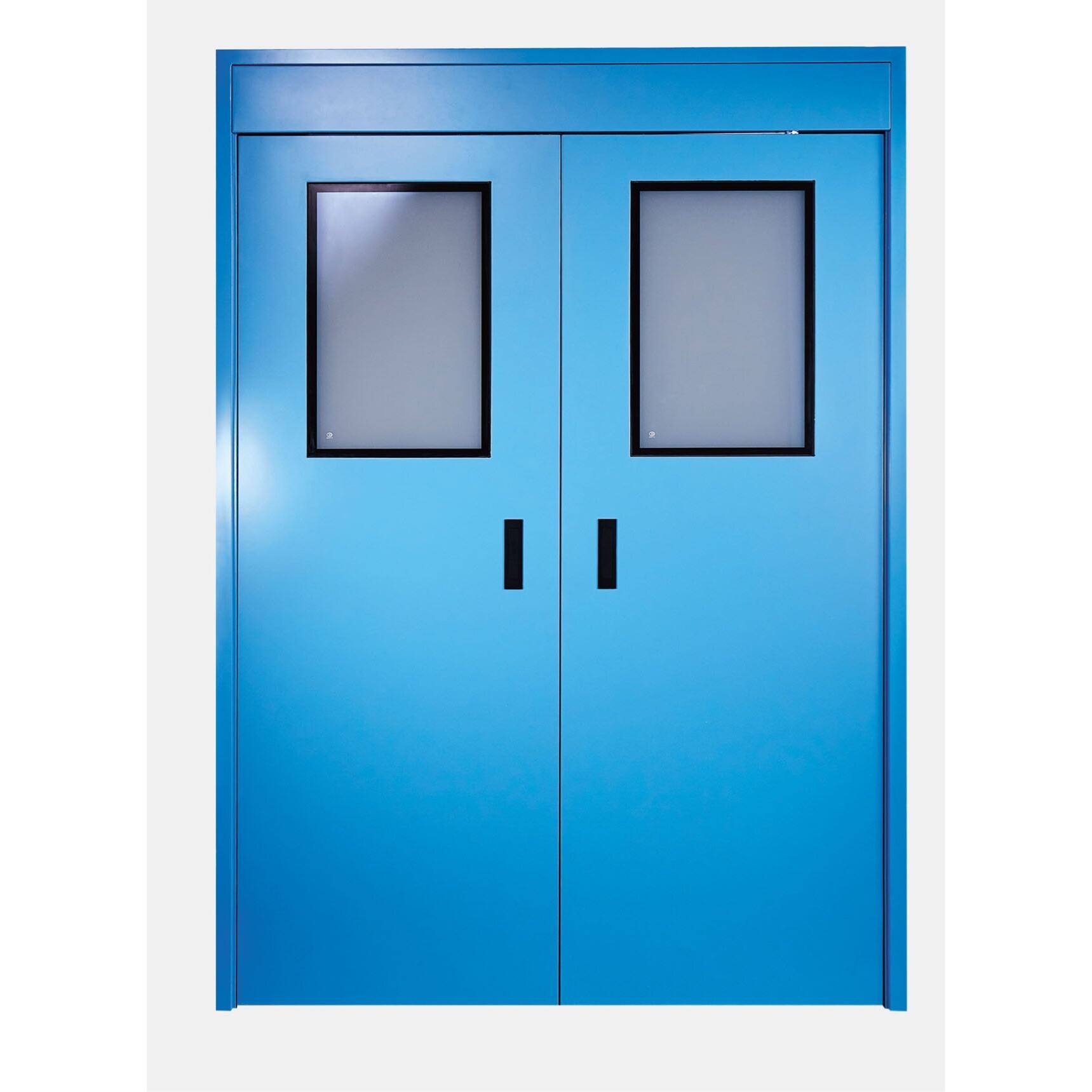 GMP Steel door automatic Double Leaf Door Thermal Insulation Cleanroom door factory