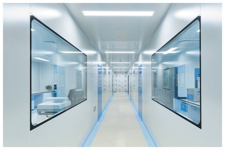 HUAAO rock wool panel sandwich Chinese direct price sound insulation fireproof panel for modular cleanroom details