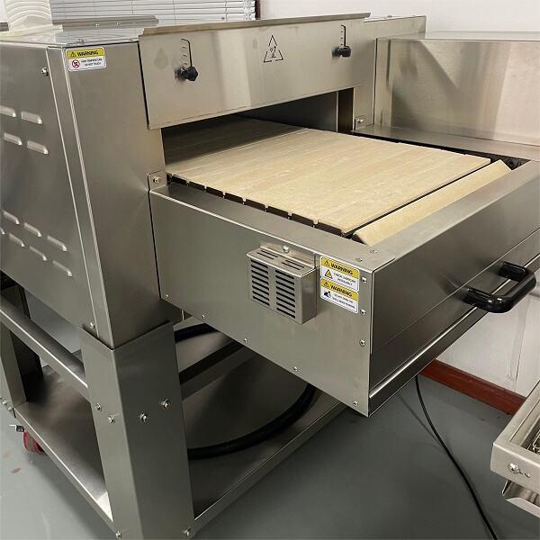 Revolutionize your pizza oven game with a stone conveyor model