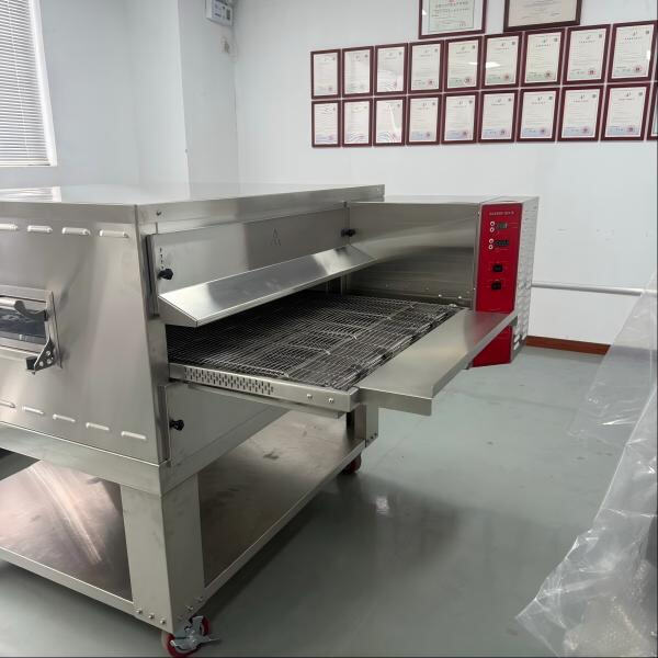 Versatile oven perfect for cooking pizzas, bread, and more.